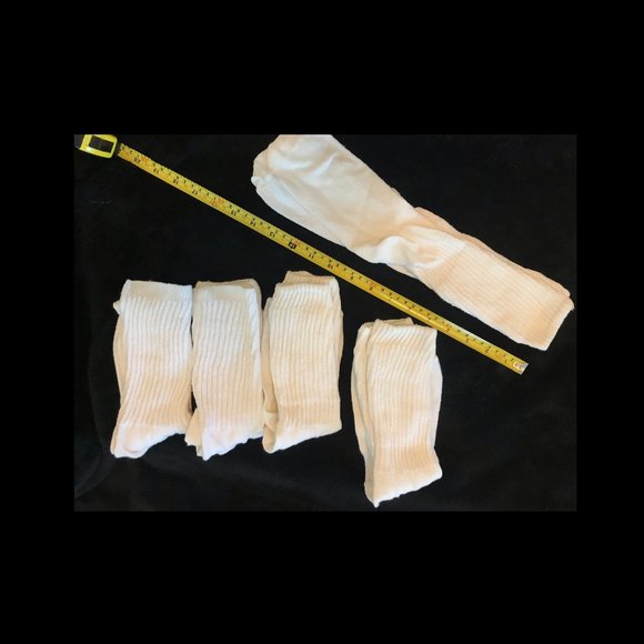 Thin Slouch Socks 90s 80s Aerobic - Picture 1 of 2